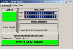 Silence Detector Software Silence Detector Software